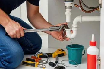 Burst pipe capped and made safe